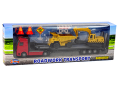 Lean-toys Prepravca áut Sklápač nákladné auto Bagr Kov 541757A