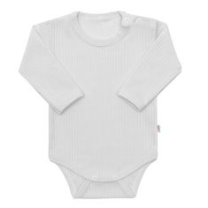 NEW BABY Body s dlhým rukávom New Baby Practical biele 80 (9-12m)