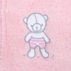 NEW BABY Zimný kabátik New Baby Nice Bear ružový 86 (12-18m)