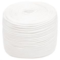 Vidaxl Lodné lano biele 6 mm 25 m polypropylén