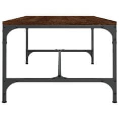 Vidaxl Konferenčný stolík hnedý dub 80x50x35 cm spracované drevo