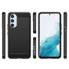 IZMAEL Carbon Shield TPU puzdro pre Samsung Galaxy A54 - Tmavo Modrá KP24602