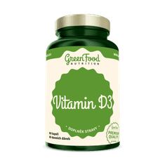 GreenFood Nutrition Vitamin D3 60 kapslí - EXPIRACE 11/23