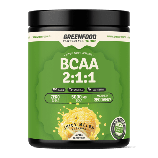 GreenFood Nutrition Performance BCAA 2:1:1 420g - Melón