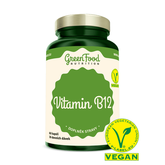 GreenFood Nutrition Vitamín B12 60 kapsúl