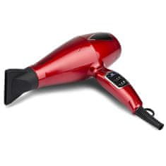 Girmi Asciugacapelli Professionale con motore AC Diffuso, Asciugacapelli Professional con motore AC Diffusore 2 Veľ. 3 Temp. 2100 Watt ROSSO