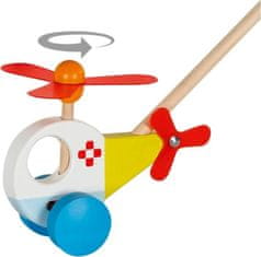 Goki Drevený vrtuľník na tyči