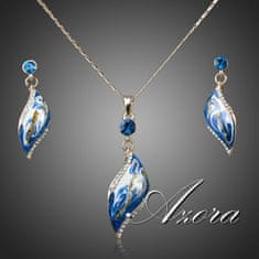 IZMAEL Set šperkov Blue AZORA - Modrá KP188