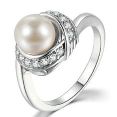 IZMAEL Prsteň Bridal Pearl-Strieborná/62mm KP4802