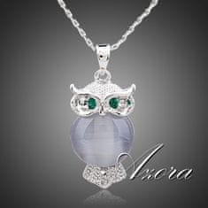 IZMAEL Náhrdelník Crystal OWL AZORA-Kryštálová KP245