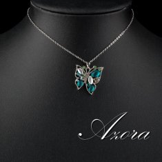 IZMAEL Náhrdelník Butterfly Elegant AZORA-Tyrkysová KP244