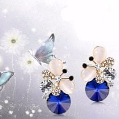 IZMAEL Náušnice Cute Butterfly - Modrá KP1855