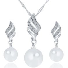 IZMAEL Set Trendy Pearl - Strieborná KP1880