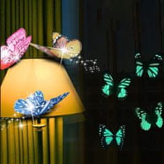 IZMAEL Fosforeskujúce motýle na stenu-Multi KP6449