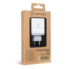 Tactical Nabíjačka 2xUSB-A/USB-C QC 3.0 5.4A-Biela KP8474