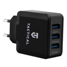 Tactical Nabíjačka 3xUSB-A 3.1A-Čierna KP8479