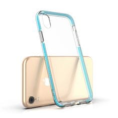 IZMAEL Puzdro Spring clear TPU pre Apple iPhone XR - Slabo Zelená KP8652