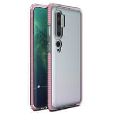 IZMAEL Puzdro Spring clear TPU pre Xiaomi Mi Note 10/Mi Note 10 Pro/Mi CC9 Pro - Slabo Ružová KP8677