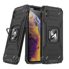 WOZINSKY Puzdro Wozinsky Ring armor pre Apple iPhone XS Max - Čierna KP9021