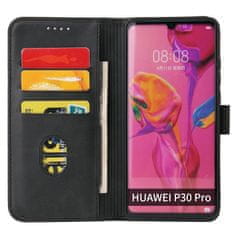 IZMAEL Magnetické Puzdro Elegant pre Huawei P30 Pro - Čierna KP9094