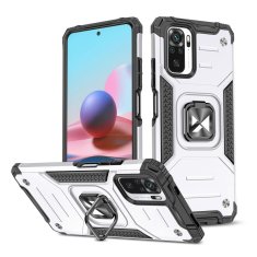 WOZINSKY Puzdro Wozinsky Ring armor pre Xiaomi Redmi Note 10/Redmi Note 10S - Strieborná KP9055