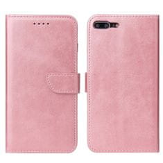 IZMAEL Magnetické Puzdro Elegant pre Apple iPhone 7 Plus/iPhone 8 Plus - Ružová KP9101