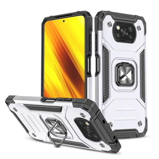 WOZINSKY Puzdro Wozinsky Ring armor pre Xiaomi Poco X3/Poco X3 Pro/Poco X3 NFC - Čierna KP8998