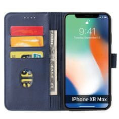 IZMAEL Magnetické Puzdro Elegant pre Apple iPhone XR - Modrá KP9107