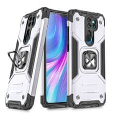 WOZINSKY Puzdro Wozinsky Ring armor pre Xiaomi Redmi Note 8 Pro - Strieborná KP9135