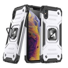 WOZINSKY Puzdro Wozinsky Ring armor pre Apple iPhone X/iPhone XS - Strieborná KP9141