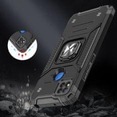 WOZINSKY Puzdro Wozinsky Ring armor pre Xiaomi Redmi 9C - Strieborná KP9204