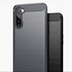 IZMAEL Carbon Shield TPU puzdro pre OnePlus Nord - Čierna KP9404