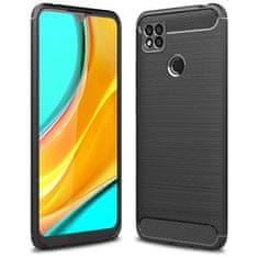 IZMAEL Carbon Shield TPU puzdro pre Xiaomi Redmi 9C - Čierna KP9442