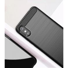 IZMAEL Puzdro Carbon Bush TPU pre Xiaomi Redmi 9A - Čierna KP9441