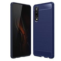 IZMAEL Carbon Shield TPU puzdro pre Huawei P30 Pro - Modrá KP9457