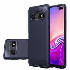 IZMAEL Carbon Shield TPU puzdro pre Samsung Galaxy S10 Plus - Čierna KP29531