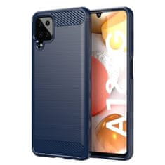 IZMAEL Carbon Shield TPU puzdro pre Samsung Galaxy A12/Galaxy M12 - Modrá KP9492