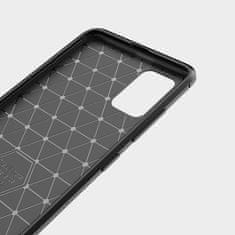 IZMAEL Carbon Shield TPU puzdro pre Samsung Galaxy A51 - Čierna KP9480