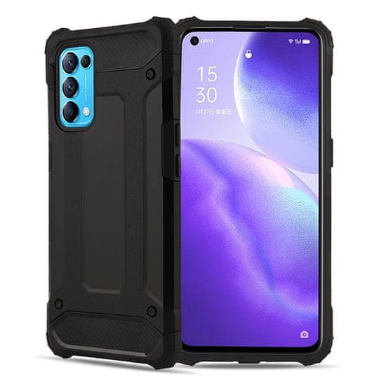 IZMAEL Puzdro Hybrid Armor pre Oppo Reno5 5G - Čierna KP9525