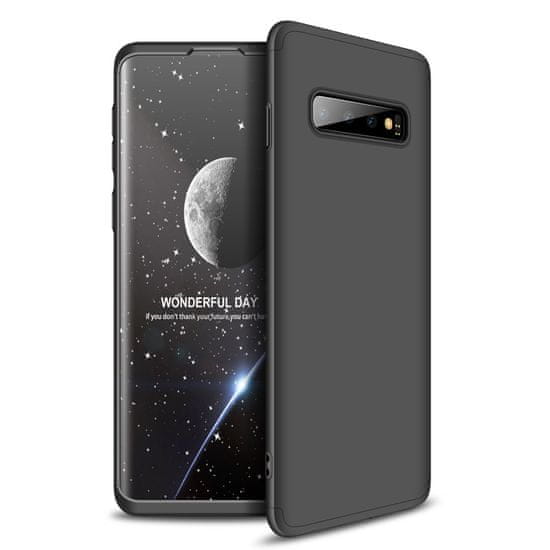 GKK Ochranné puzdro GKK 360 - Predný a zadný kryt celého mobilu pre Samsung Galaxy S10 - Čierna KP10469