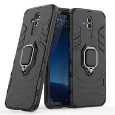 IZMAEL Odolné Puzdro Ring Armor Case pre Huawei Mate 20 Lite - Čierna KP9711