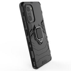 IZMAEL Odolné Puzdro Ring Armor Case pre Xiaomi Poco F3/Redmi K40/Redmi K40 Pro/Redmi K40 Pro+ - Čierna KP9709