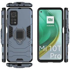 IZMAEL Odolné Puzdro Ring Armor Case pre Xiaomi Mi 10T/Mi 10T Pro - Modrá KP9706