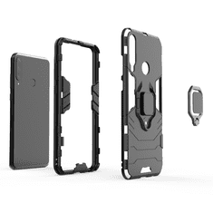 IZMAEL Odolné Puzdro Ring Armor Case pre Huawei Y6P - Modrá KP10325