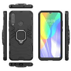 IZMAEL Odolné Puzdro Ring Armor Case pre Huawei Y6P - Modrá KP10325