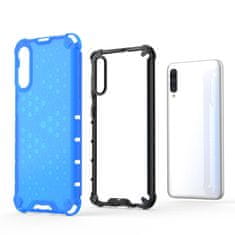 IZMAEL Honeycomb pancierové puzdro so silikónovým rámom pre Samsung Galaxy A50/Galaxy A50s/Galaxy A30s - Čierna KP10306