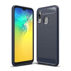 IZMAEL Carbon Shield TPU puzdro pre Samsung Galaxy A20e - Modrá KP10707