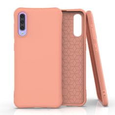 IZMAEL Silikonové púzdro Soft Color pre Samsung Galaxy A70 - Oranžová KP10369