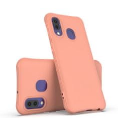 IZMAEL Silikonové púzdro Soft Color pre Samsung Galaxy A40 - Slabo Ružová KP10370