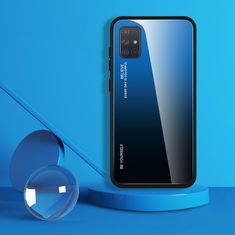 IZMAEL Puzdro Gradient Glass pre Samsung Galaxy A71 - Ružová KP10473